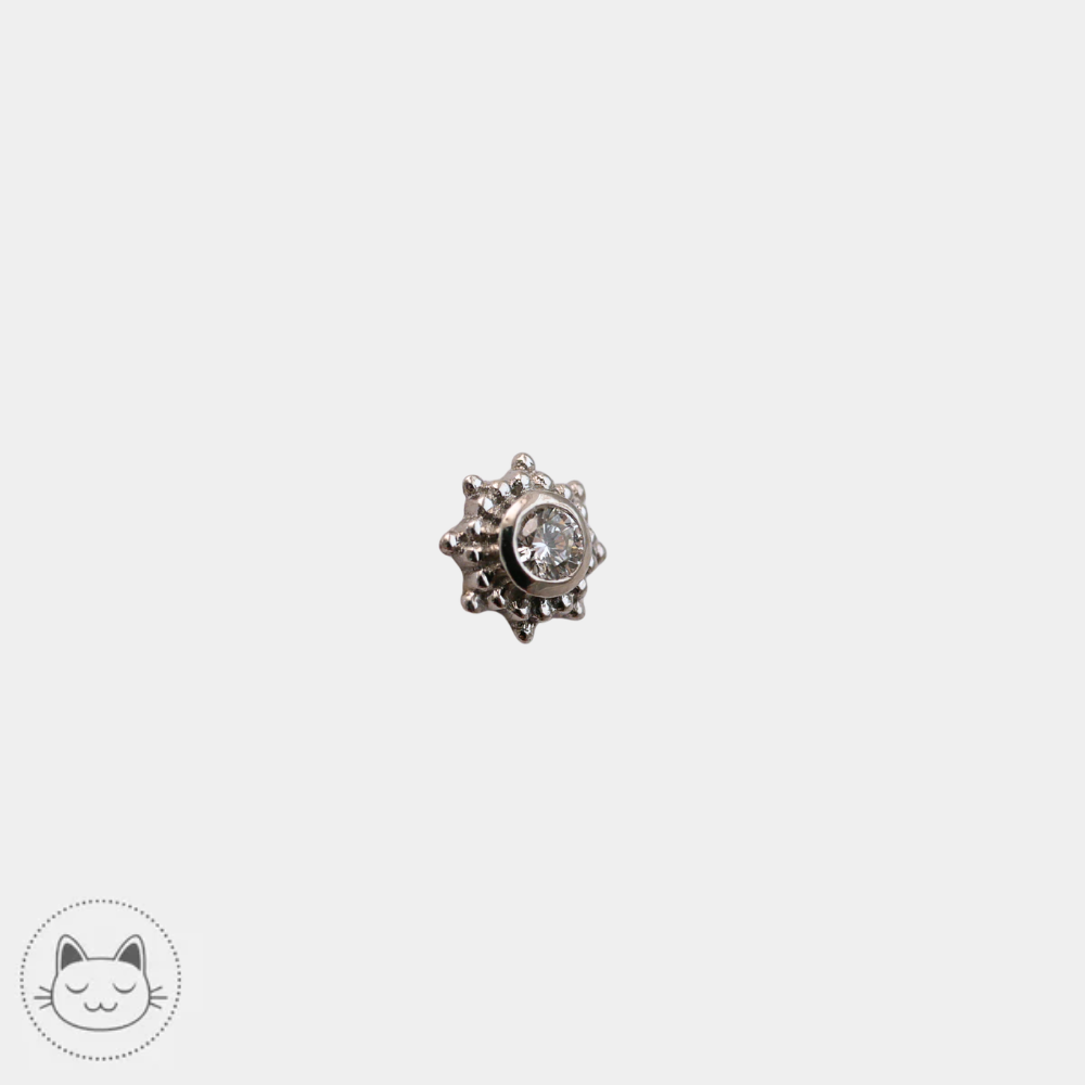Top piercing diamant blanc Naga Jewelry Galileo