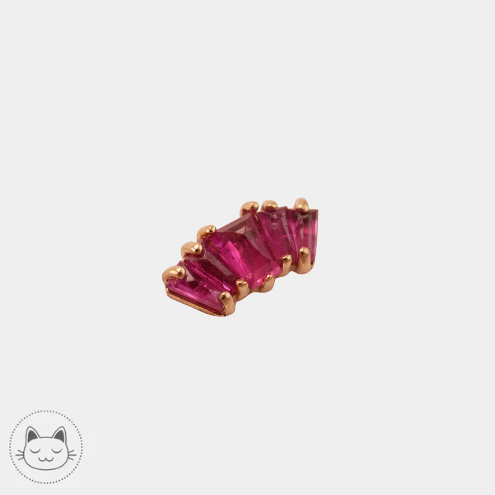 Embout Sacred Symbols D2 rubis compatible barre NeoMetal