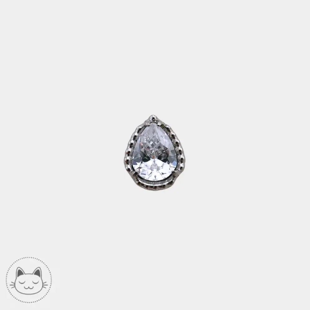 Piercing titane Milgrain Pear compatible NeoMetal