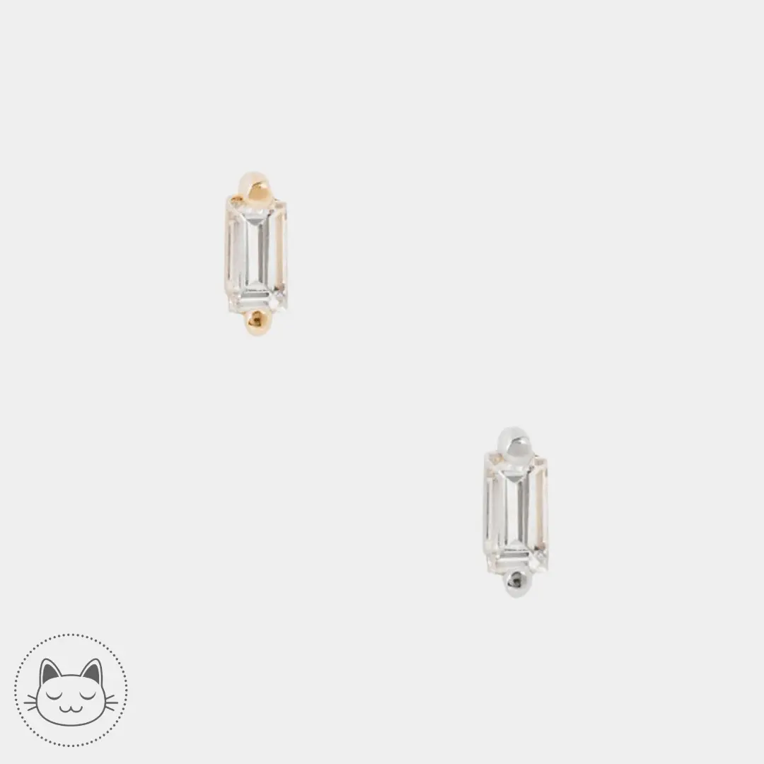 Buddha Jewelry - Paris - Zircon blanc - Kawaii Place piercing