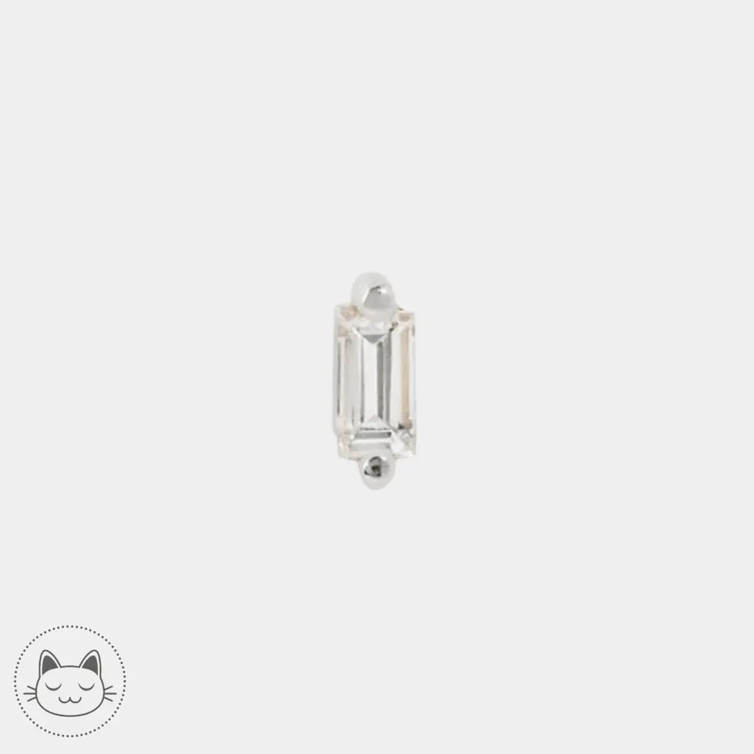 Buddha Jewelry - Paris - Zircon blanc - Kawaii Place piercing