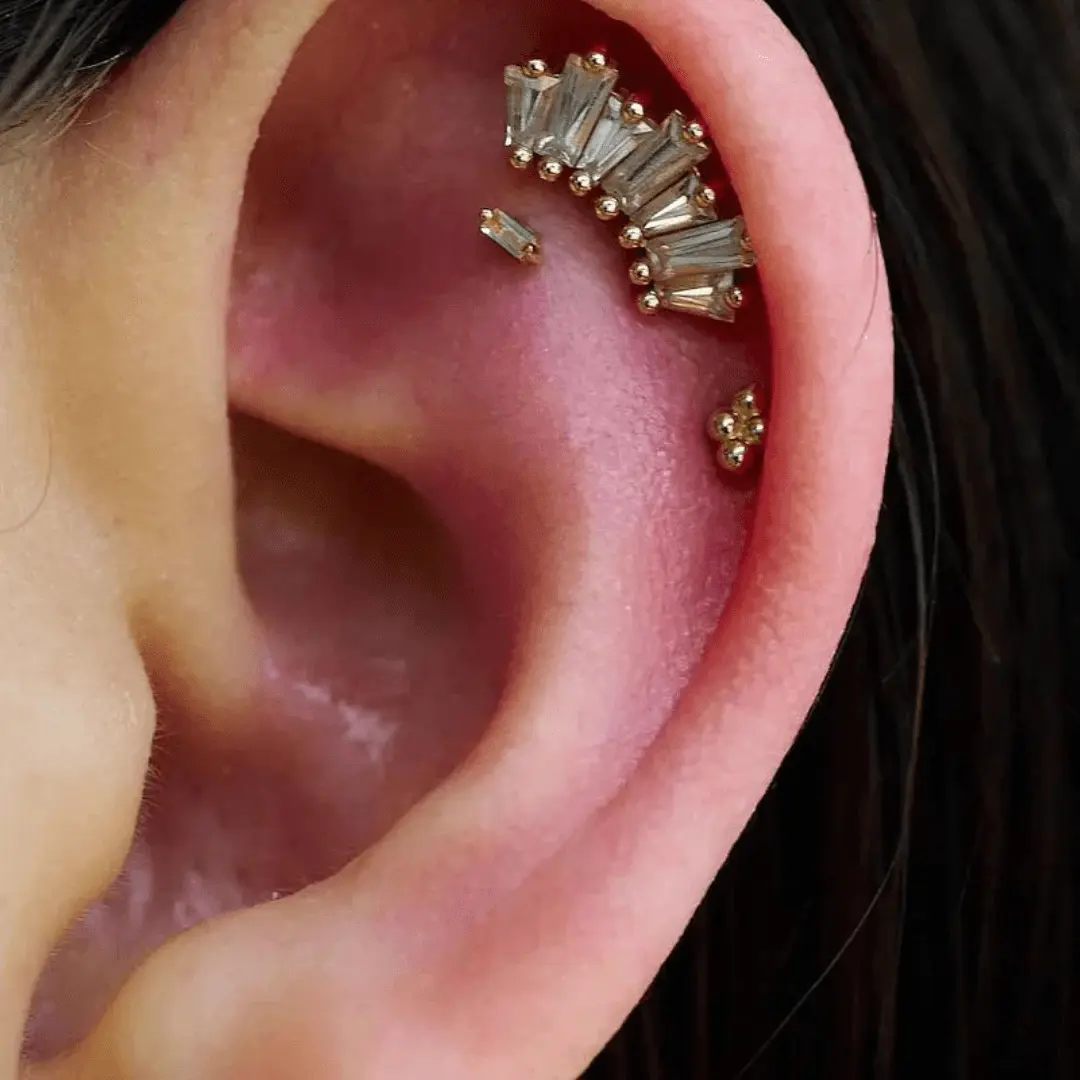 Buddha Jewelry - Paris - Zircon blanc - Kawaii Place piercing