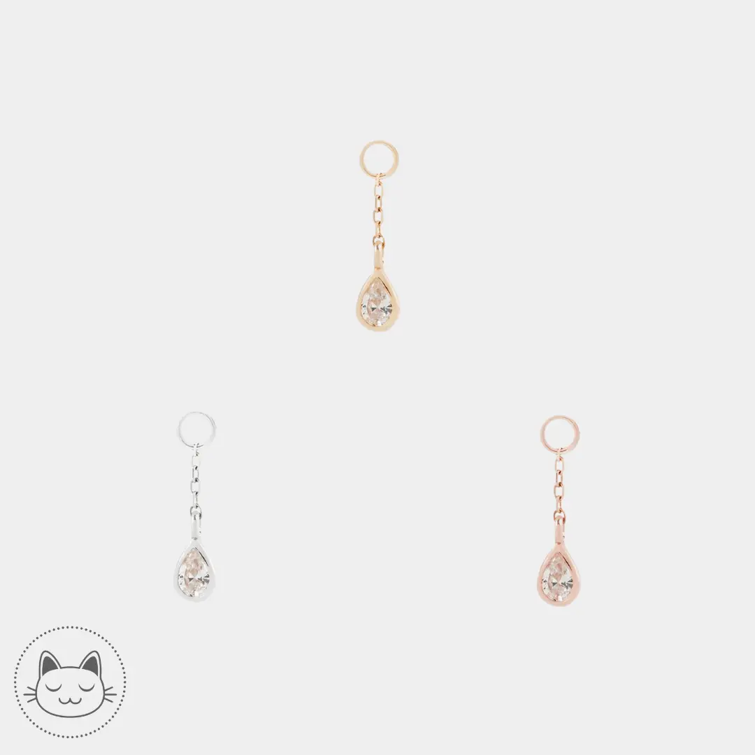 Buddha Jewelry - Moet - Charm Zircon - Kawaii Place piercing