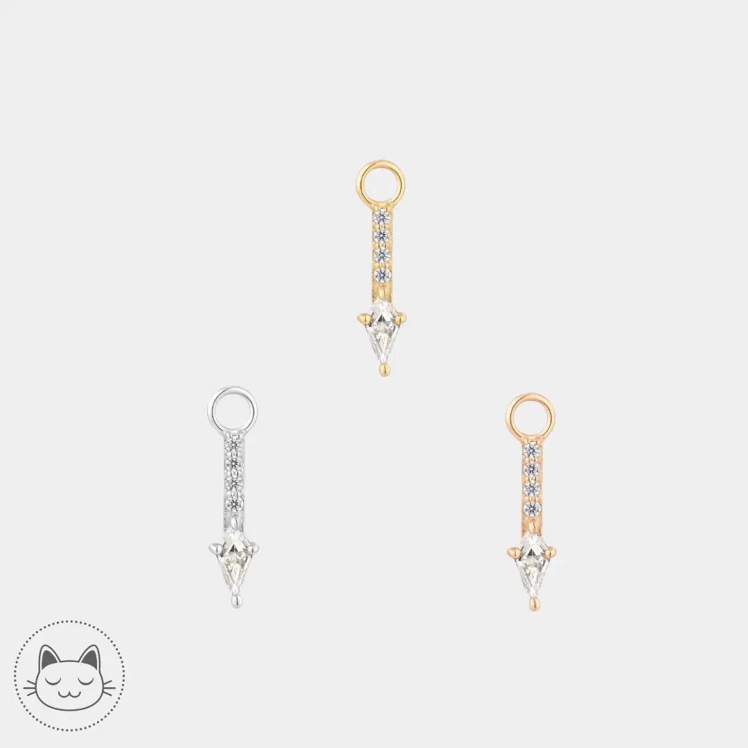 Buddha Jewelry - Mercer - Charm Zircon - Kawaii Place piercing