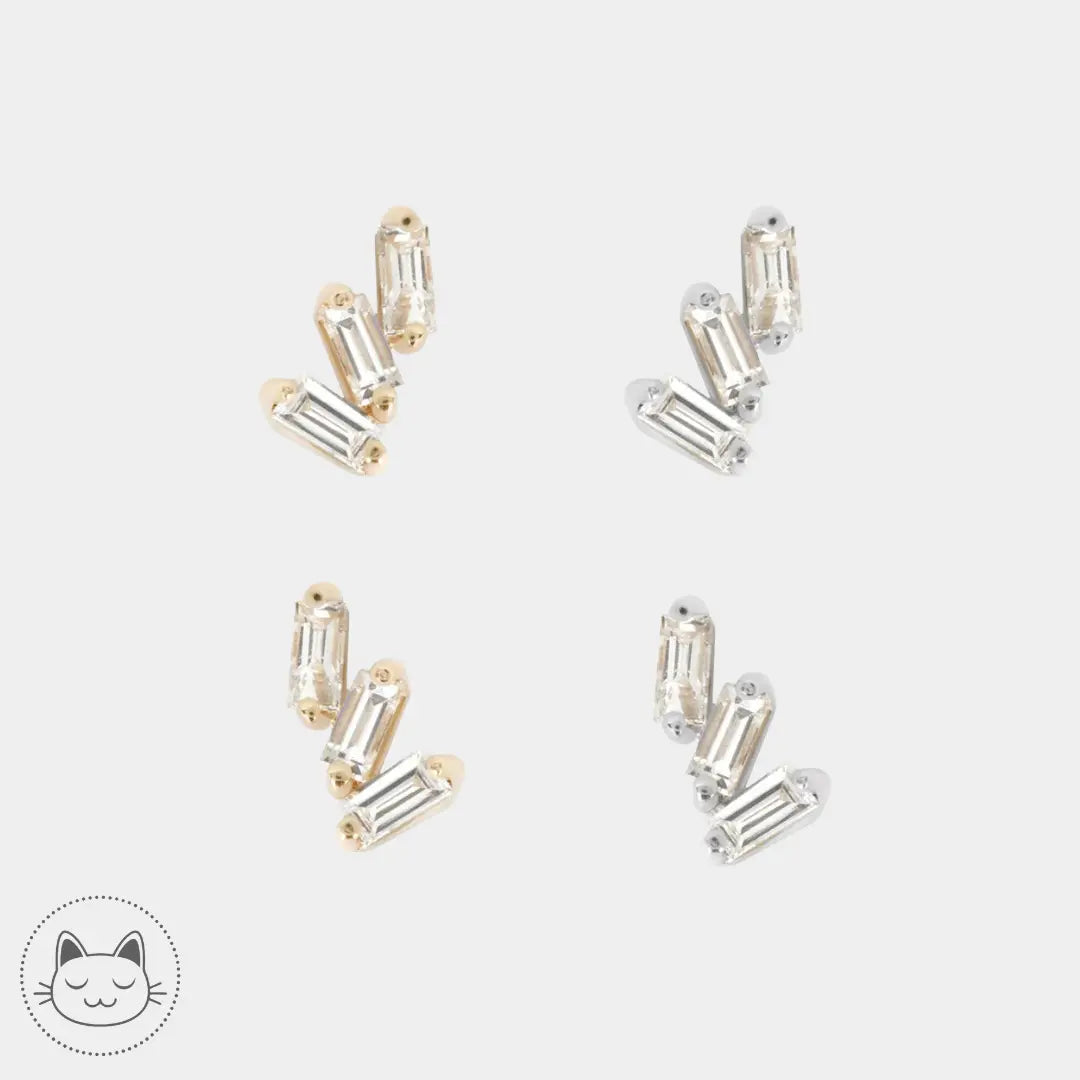 Buddha Jewelry - Staxx- Zircons Kawaii Place piercing