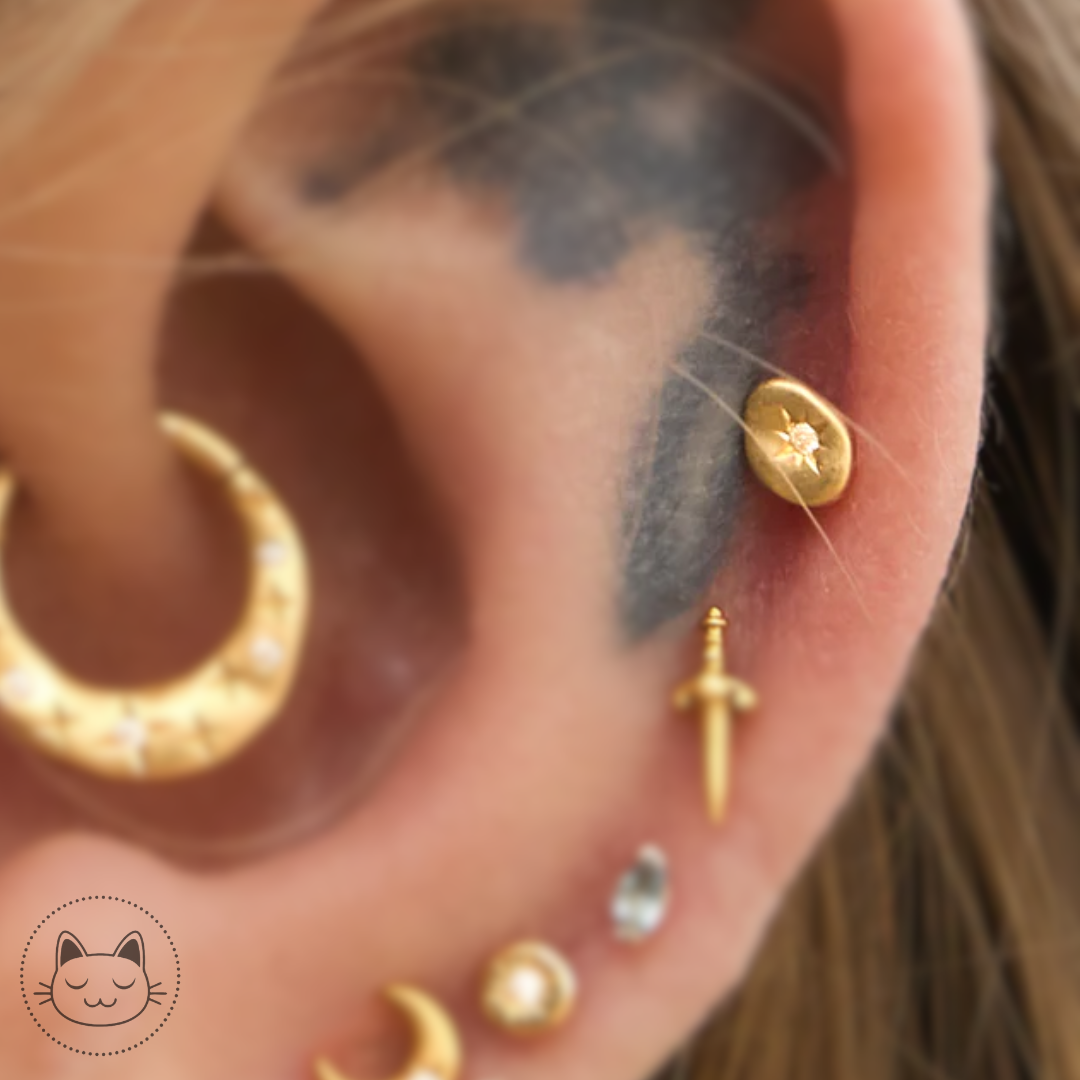 Buddha Jewelry - Lover - Zircon blanc Kawaii Place piercing