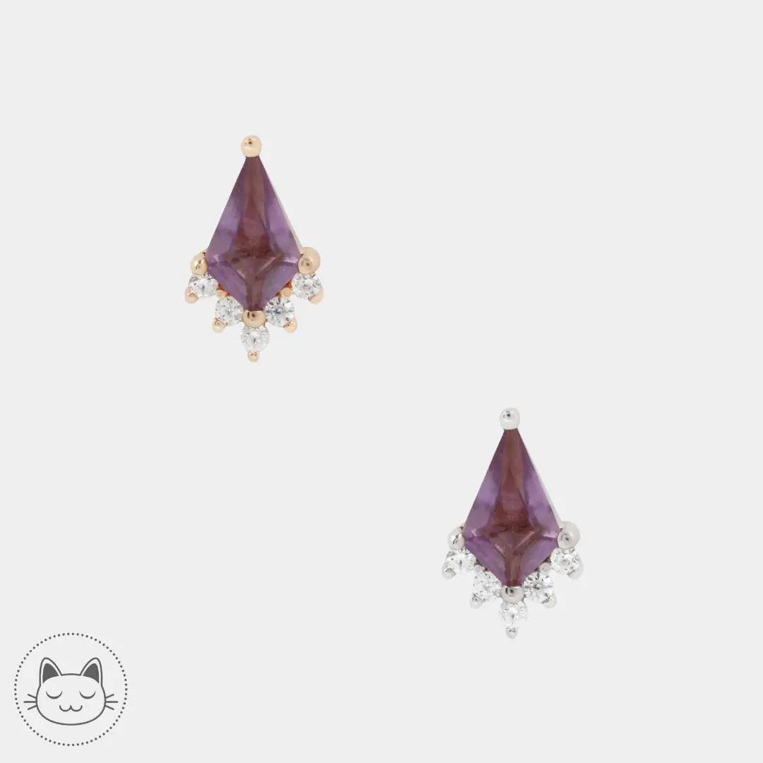 Buddha Jewelry - Noble - Amethyst - Kawaii Place piercing