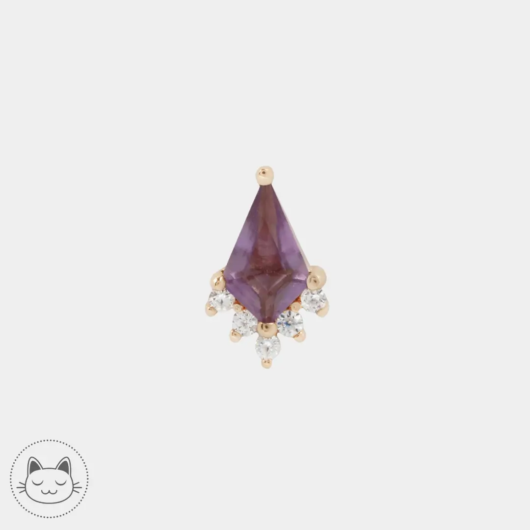 Buddha Jewelry - Noble - Amethyst - Kawaii Place piercing