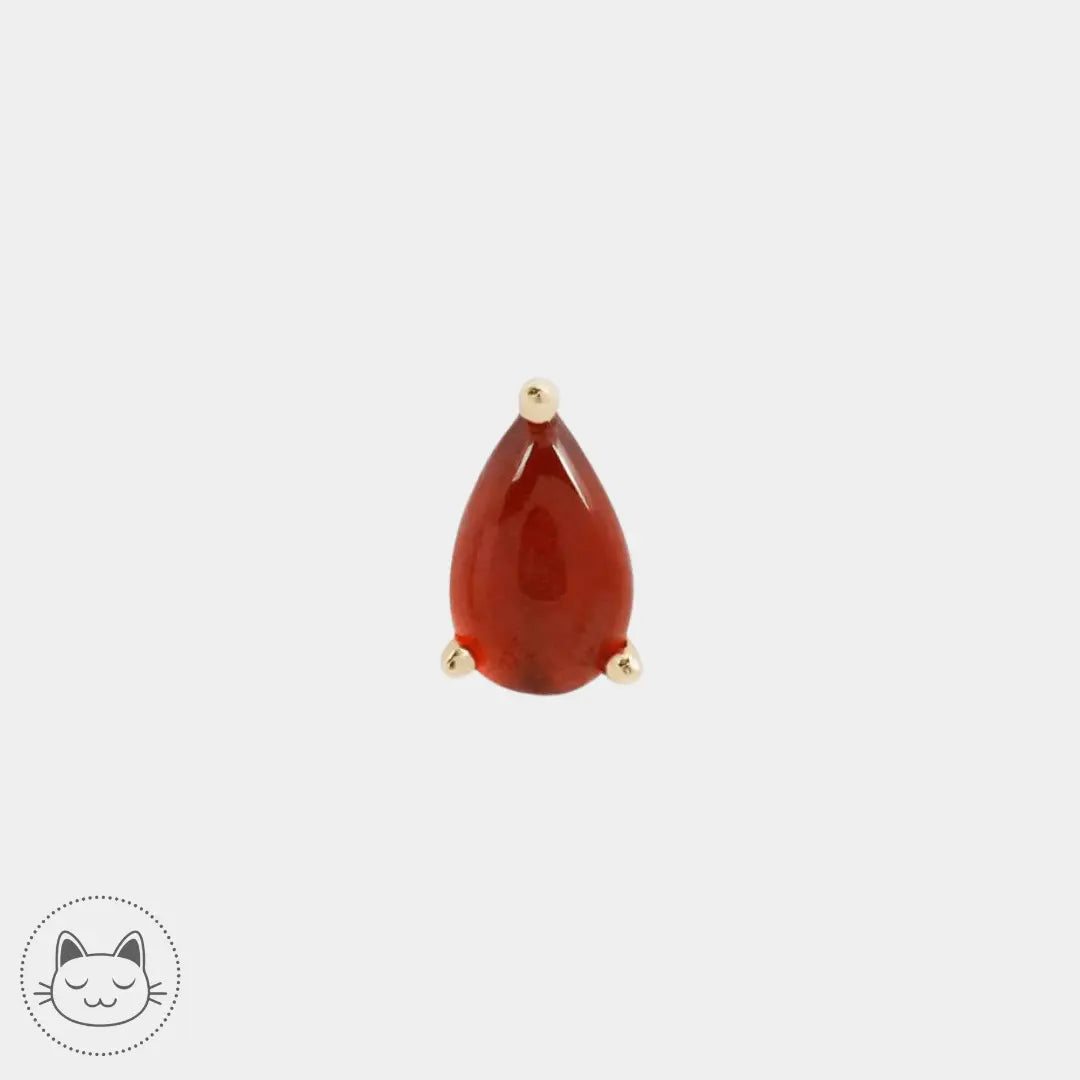 Buddha Jewelry - Pearl Garnet - Kawaii Place piercing