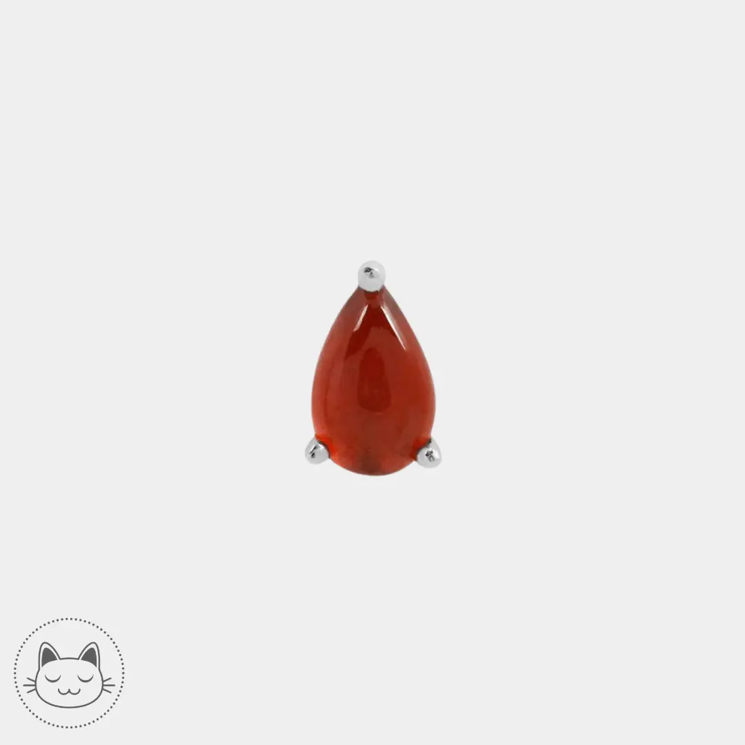 Buddha Jewelry - Pearl Garnet - Kawaii Place piercing