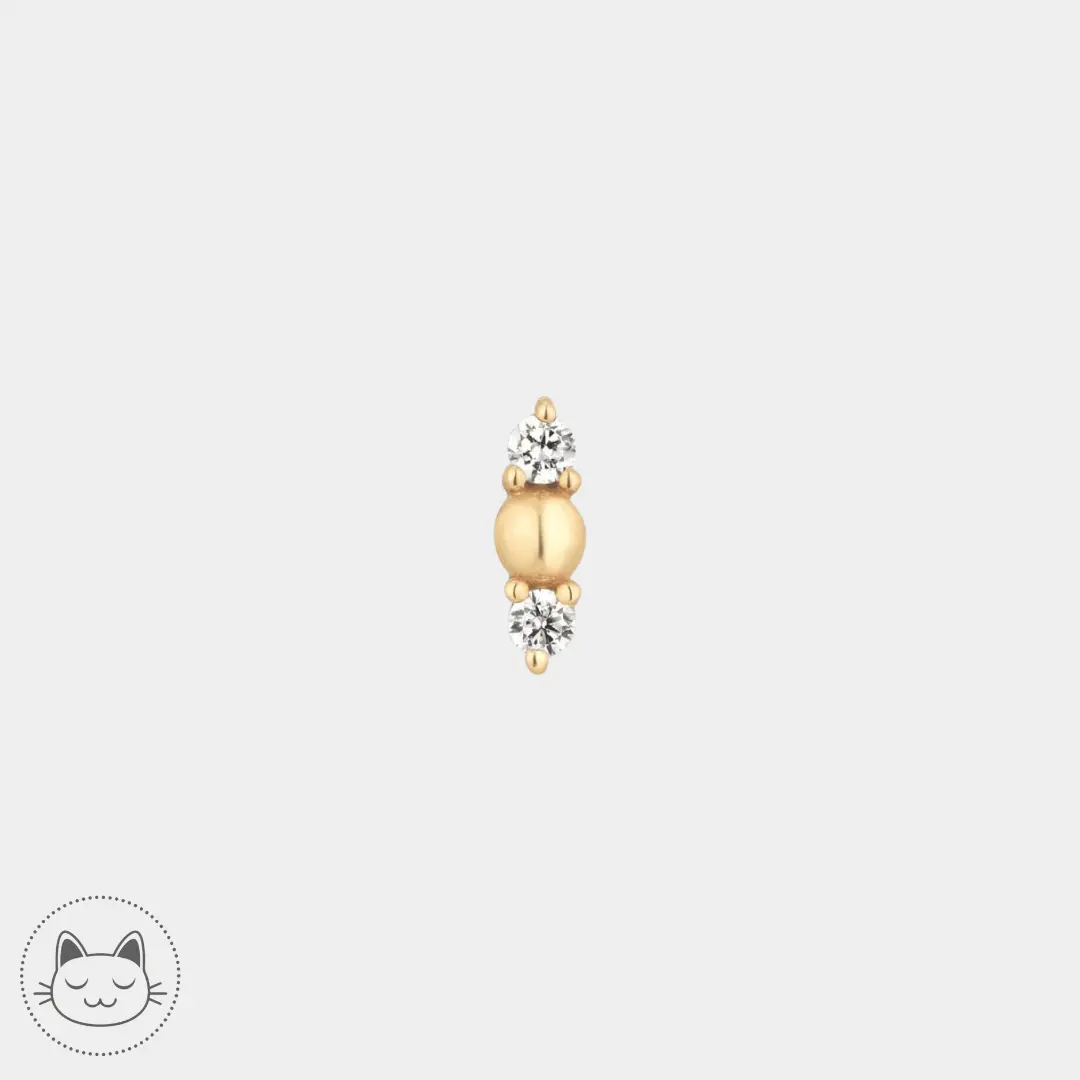 Buddha Jewelry - Crushing - Zircon - Kawaii Place piercing