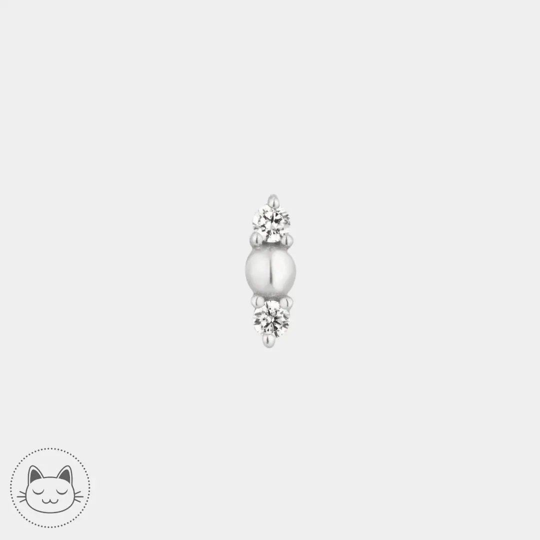 Buddha Jewelry - Crushing - Zircon - Kawaii Place piercing