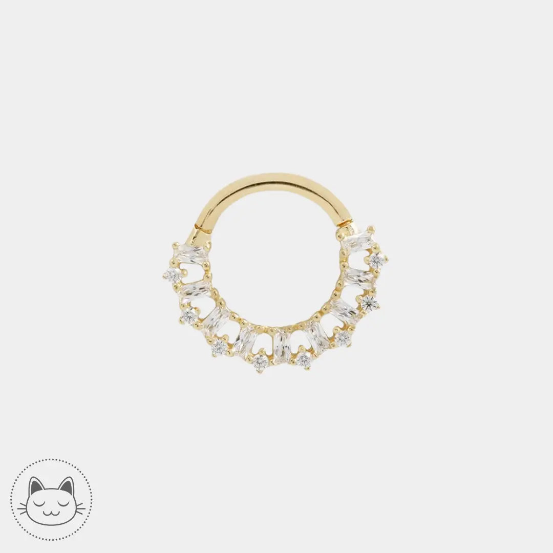 Buddha Jewelry - Obsessed - Or jaune et Zircons - Kawaii Place piercing