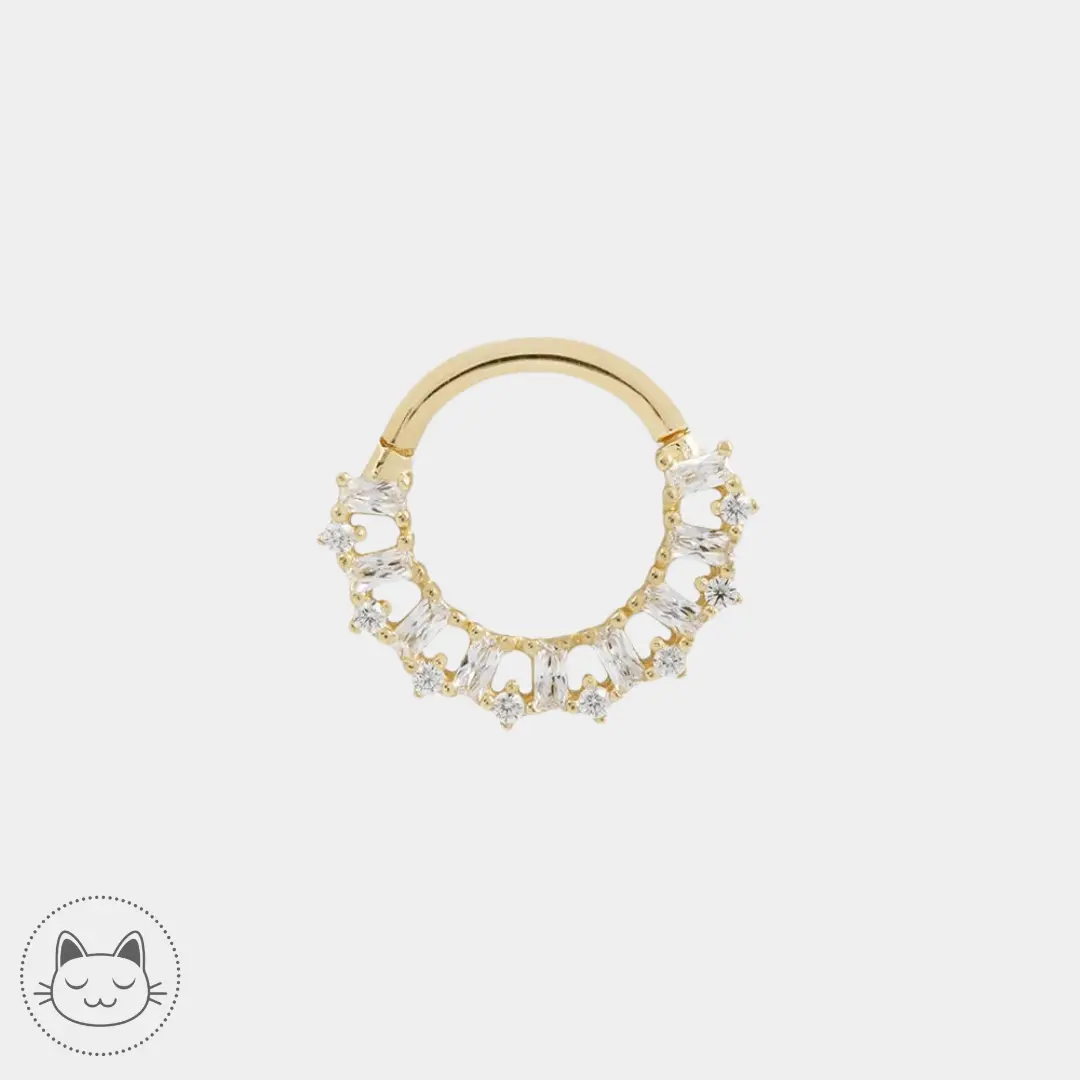 Buddha Jewelry - Obsessed - Or jaune et Zircons - Kawaii Place piercing