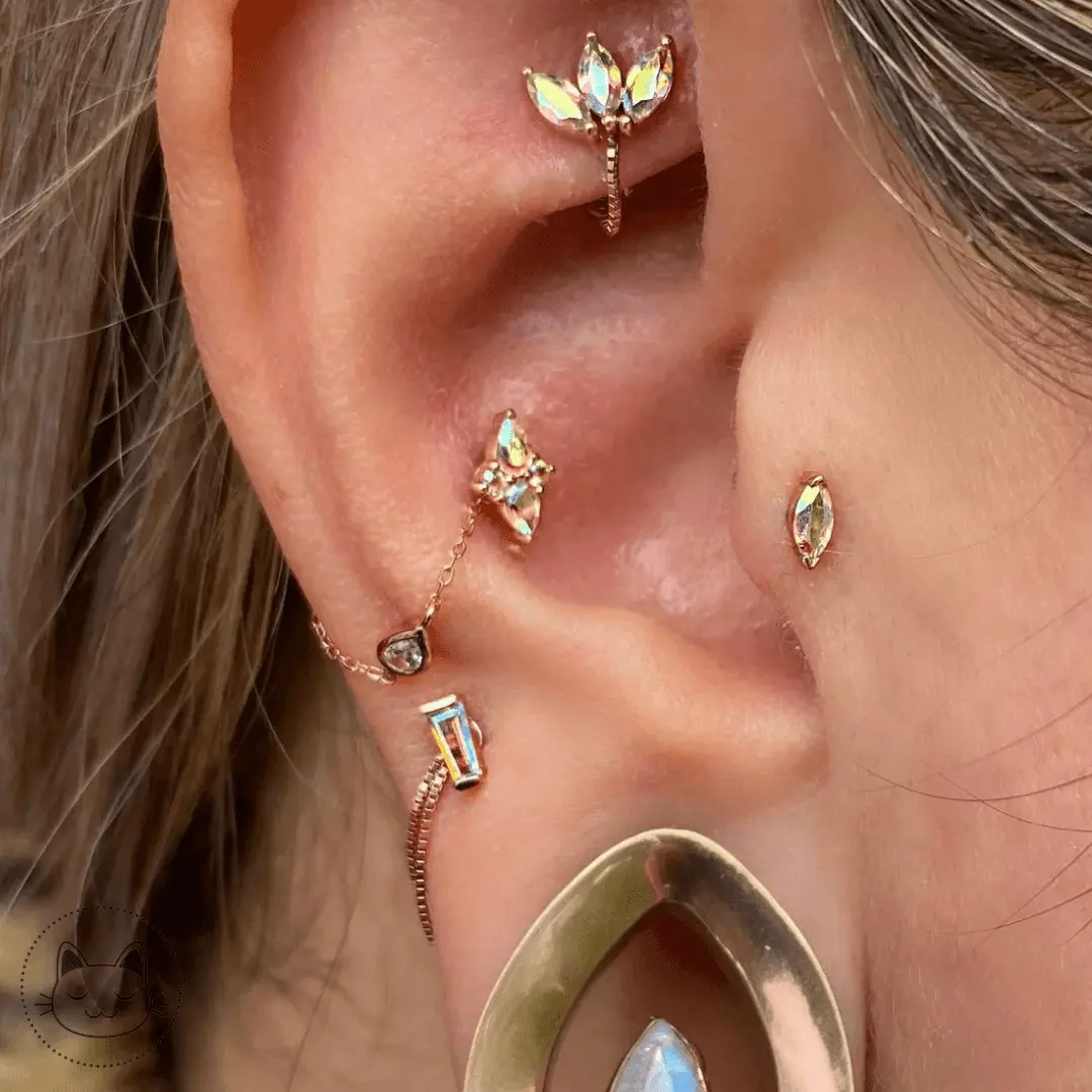 Buddha Jewelry - Zuri - Mystique Topaze - Kawaii Place piercing