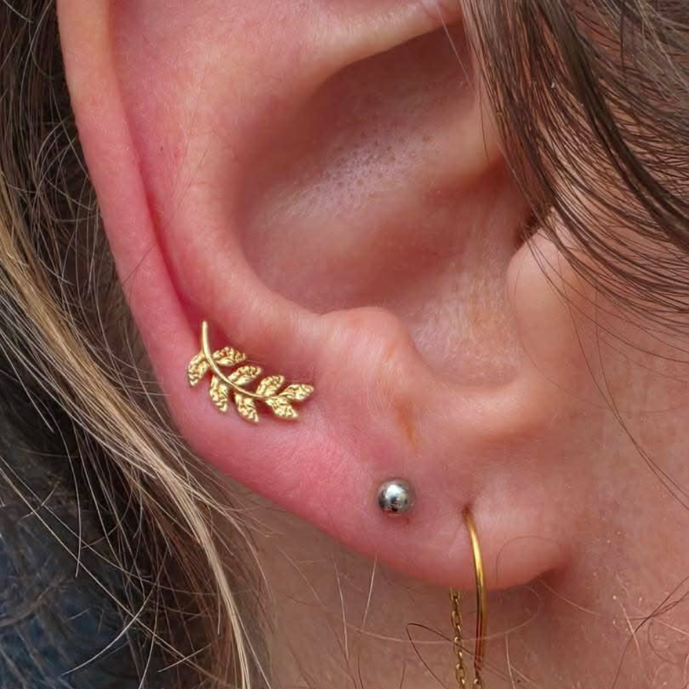 Buddha Jewelry - Thriving - Or 14 carats Kawaii Place piercing
