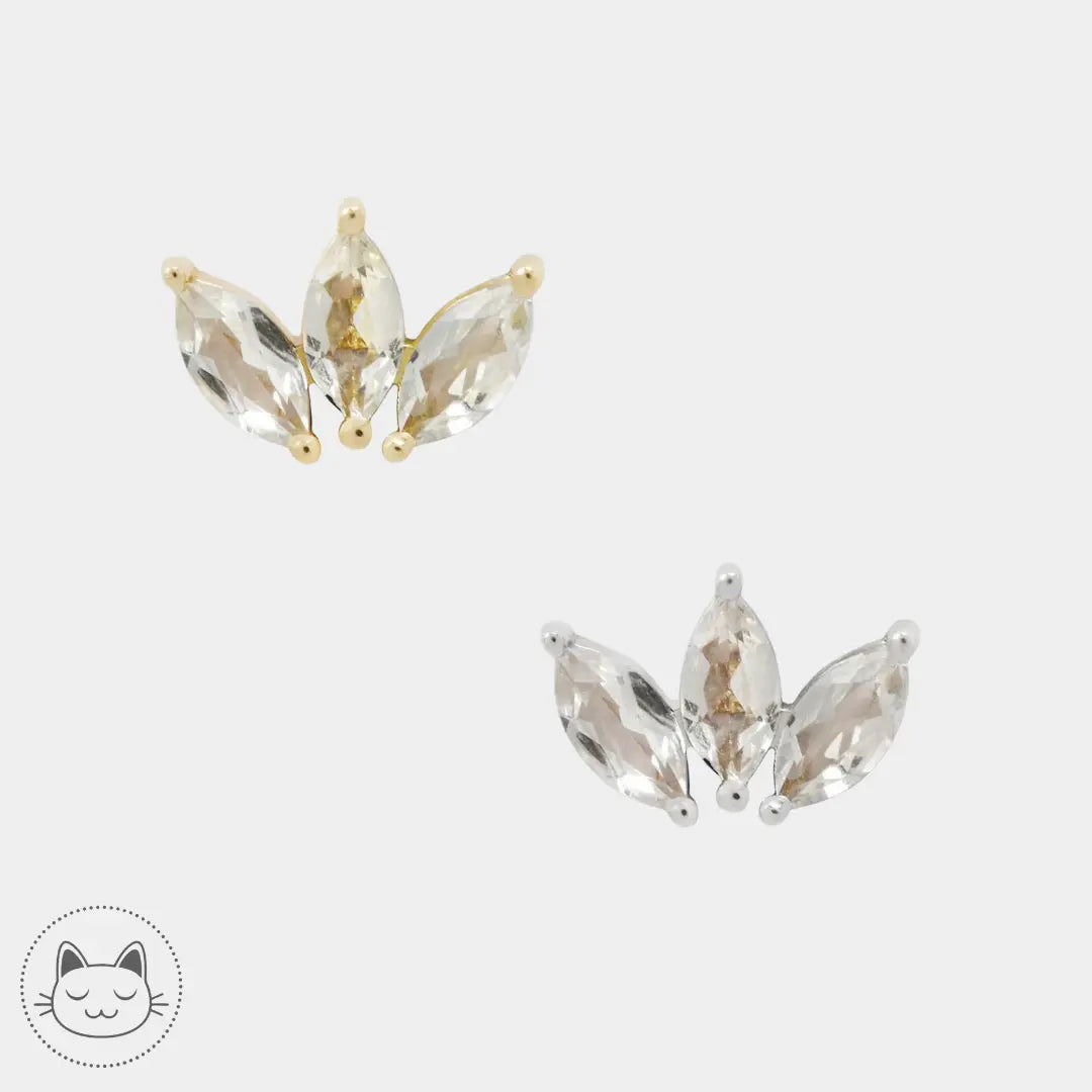 Bijou Buddha Jewelry Mini Moet en or 14 carats avec cristaux Swarovski