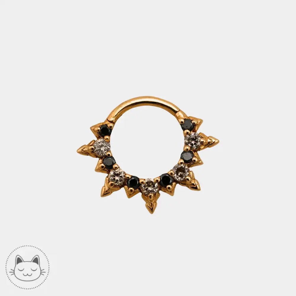 Clicker septum daith Naga diamants