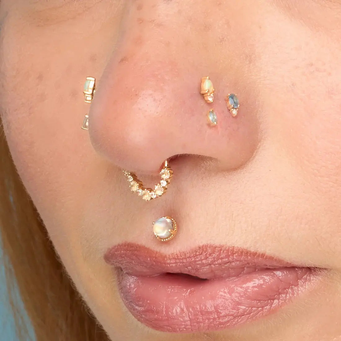 Buddha Jewelry - Daydream - Opale et Zircon Kawaii Place piercing