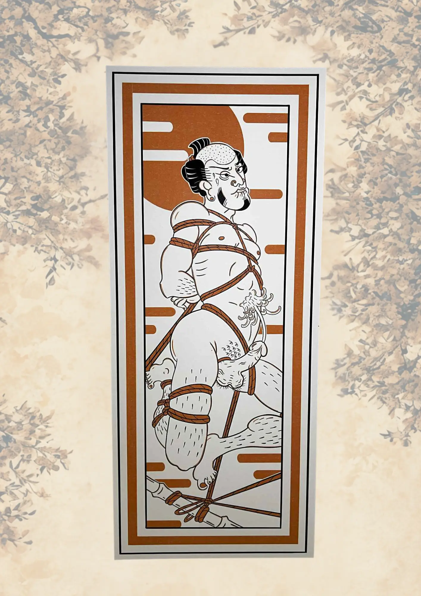 Print Shunga original de Leseb Bing Kawaii Place piercing