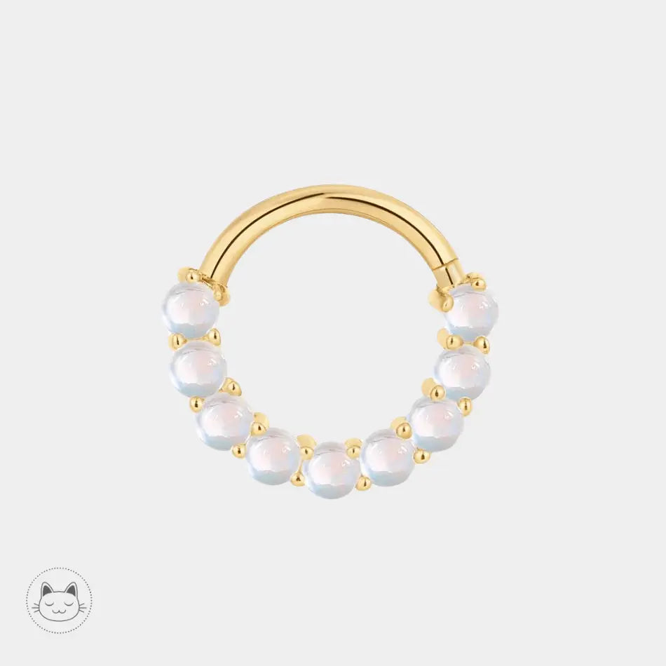 Buddha Jewelry - Revel - Pierre de lune - Kawaii Place piercing