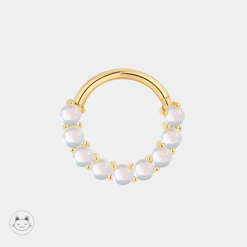 Buddha Jewelry - Revel - Pierre de lune - Kawaii Place piercing