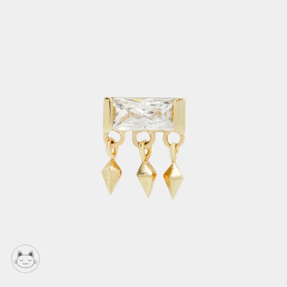 Buddha Jewelry - Aspen - Swarovski - Kawaii Place piercing