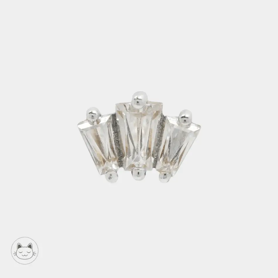 Buddha Jewelry - Gemma Trios - Swarovski - Kawaii Place piercing