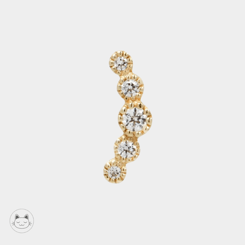 Buddha Jewelry - Infinity - Swarovski - Kawaii Place piercing