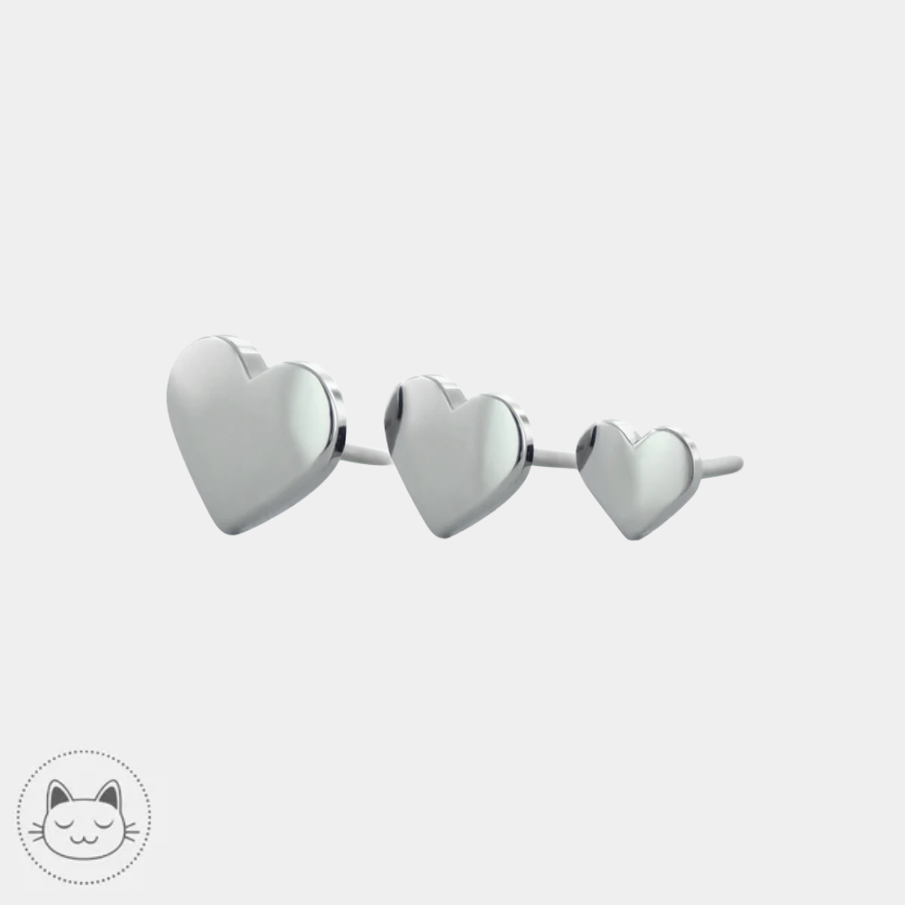 bijou piercing titane coeur invictus heart end