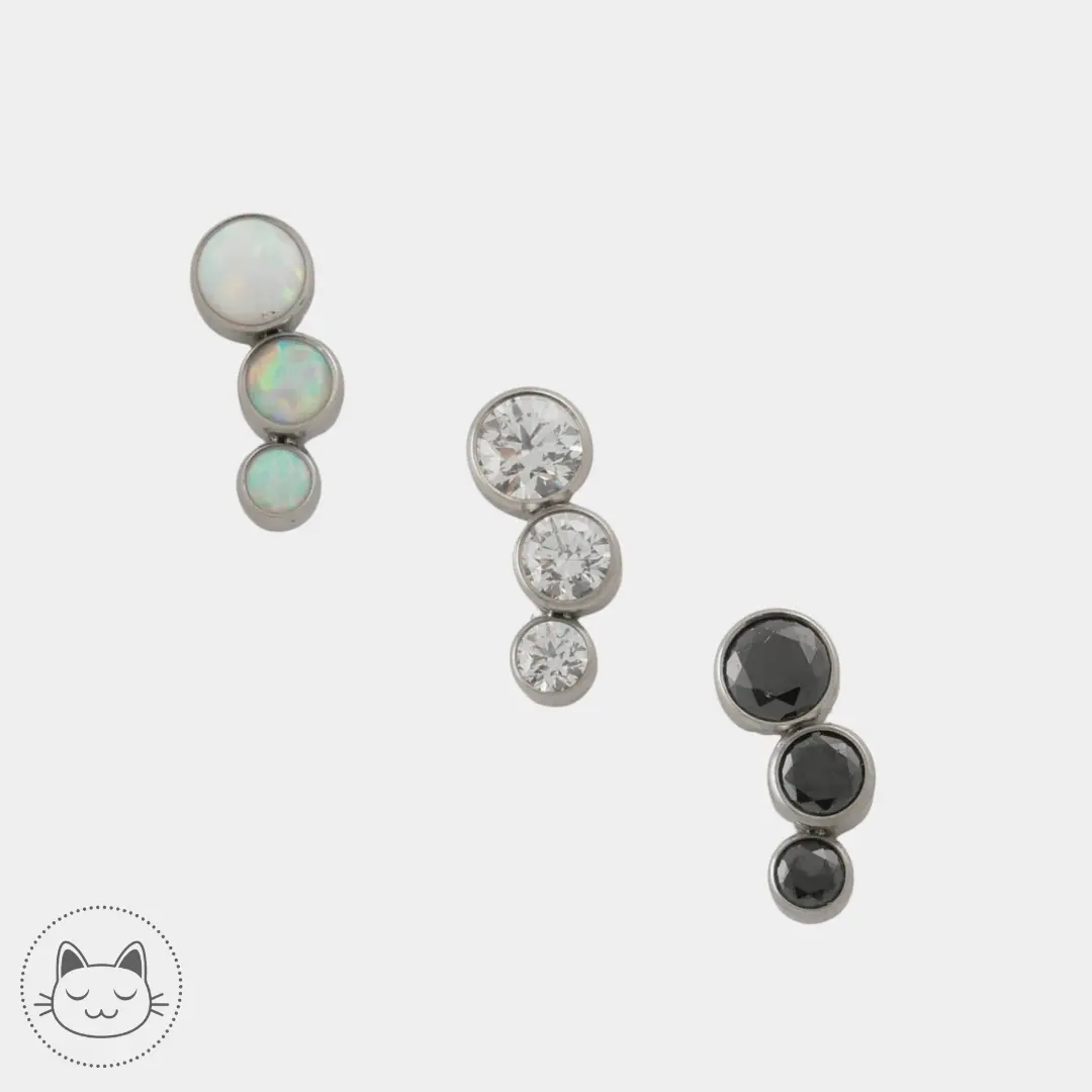 LeRoi 3T D titane ASTM F136 onyx noir