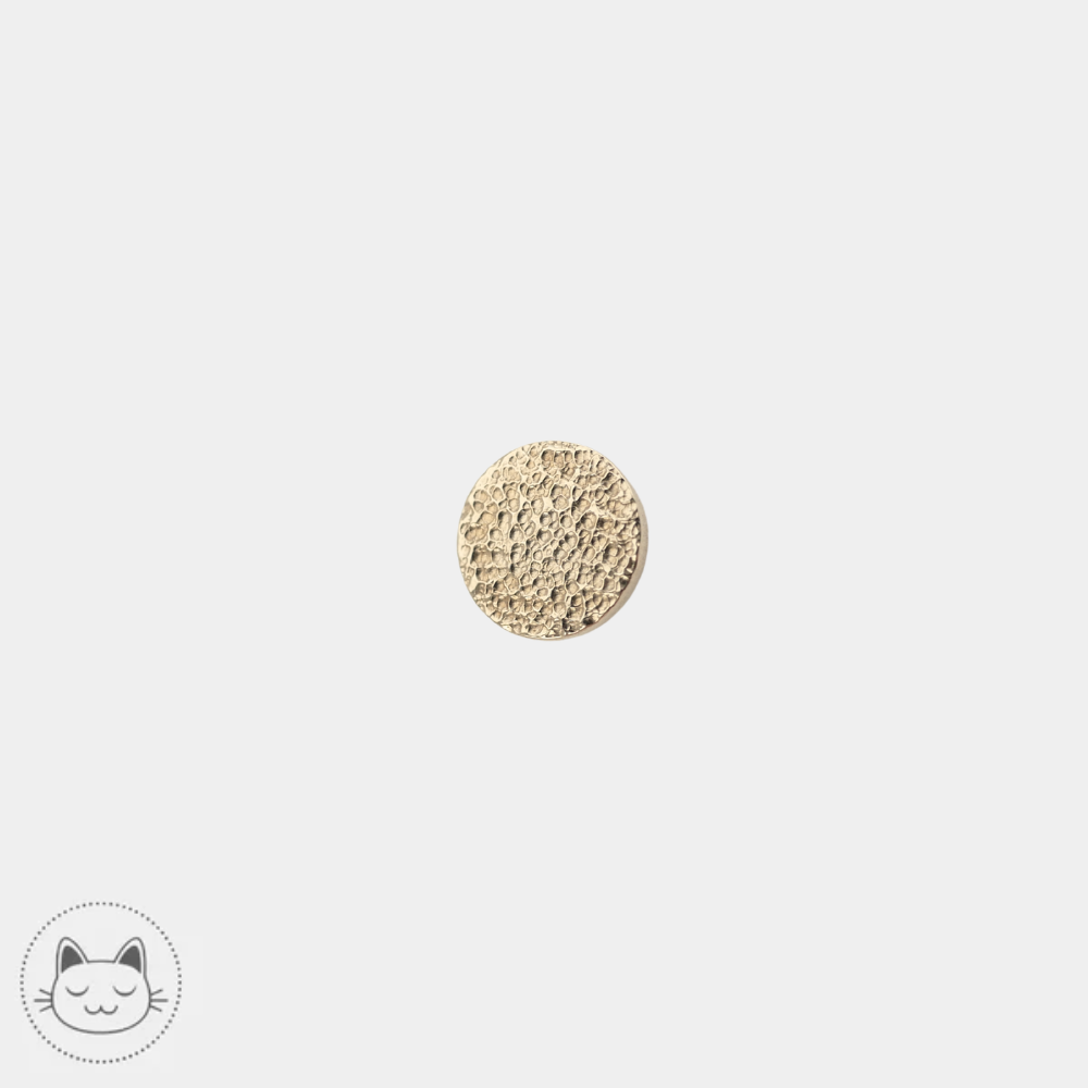 Bijou piercing LeRoi Disc of Sand en or jaune 14K