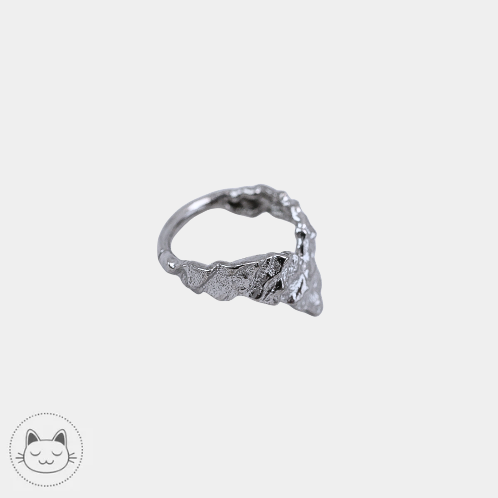 Anneau de piercing NAGA Body Jewelry Savage en or blanc 14 carats