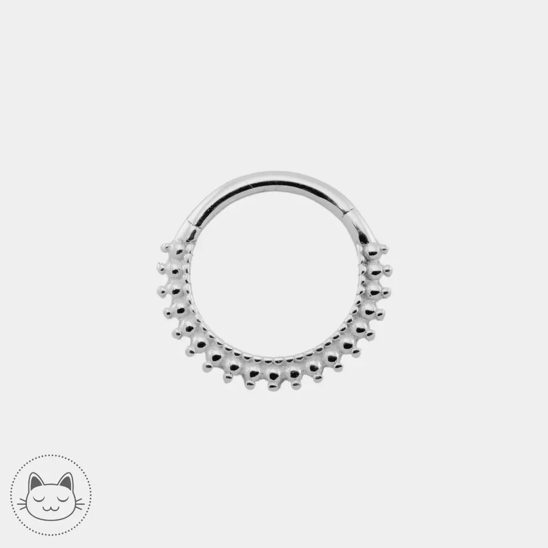 Naga - Clicker NG05 - Or blanc - Kawaii Place piercing