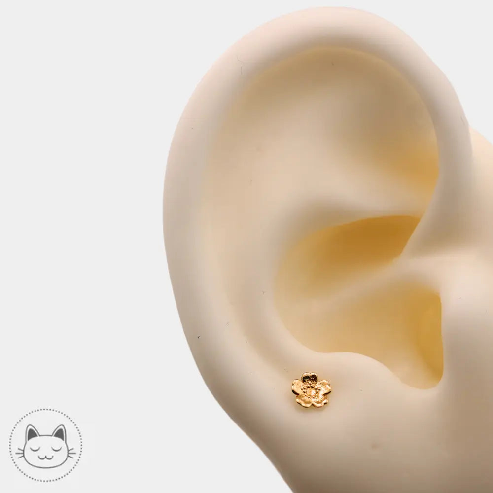 BVLA - Simple Daisy - Or jaune, or rose, or blanc - Kawaii Place piercing