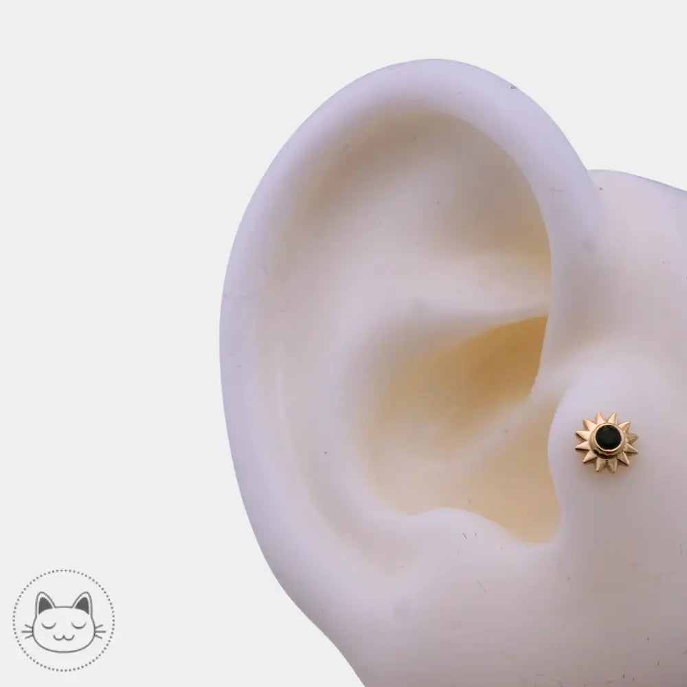 Piercing BVLA Sun pierre onyx