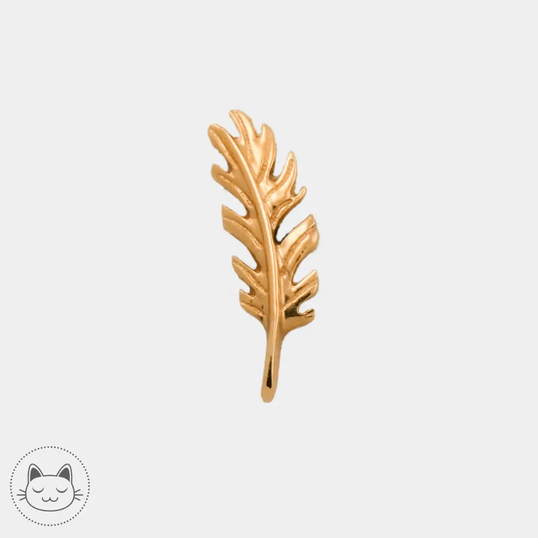 Auris- Grande plume "Phoenix" - Kawaii Place piercing