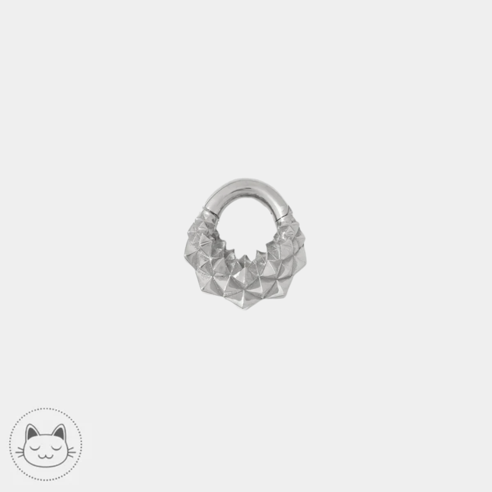 poids oreille laiton plaqué or Tawapa bijou stretch