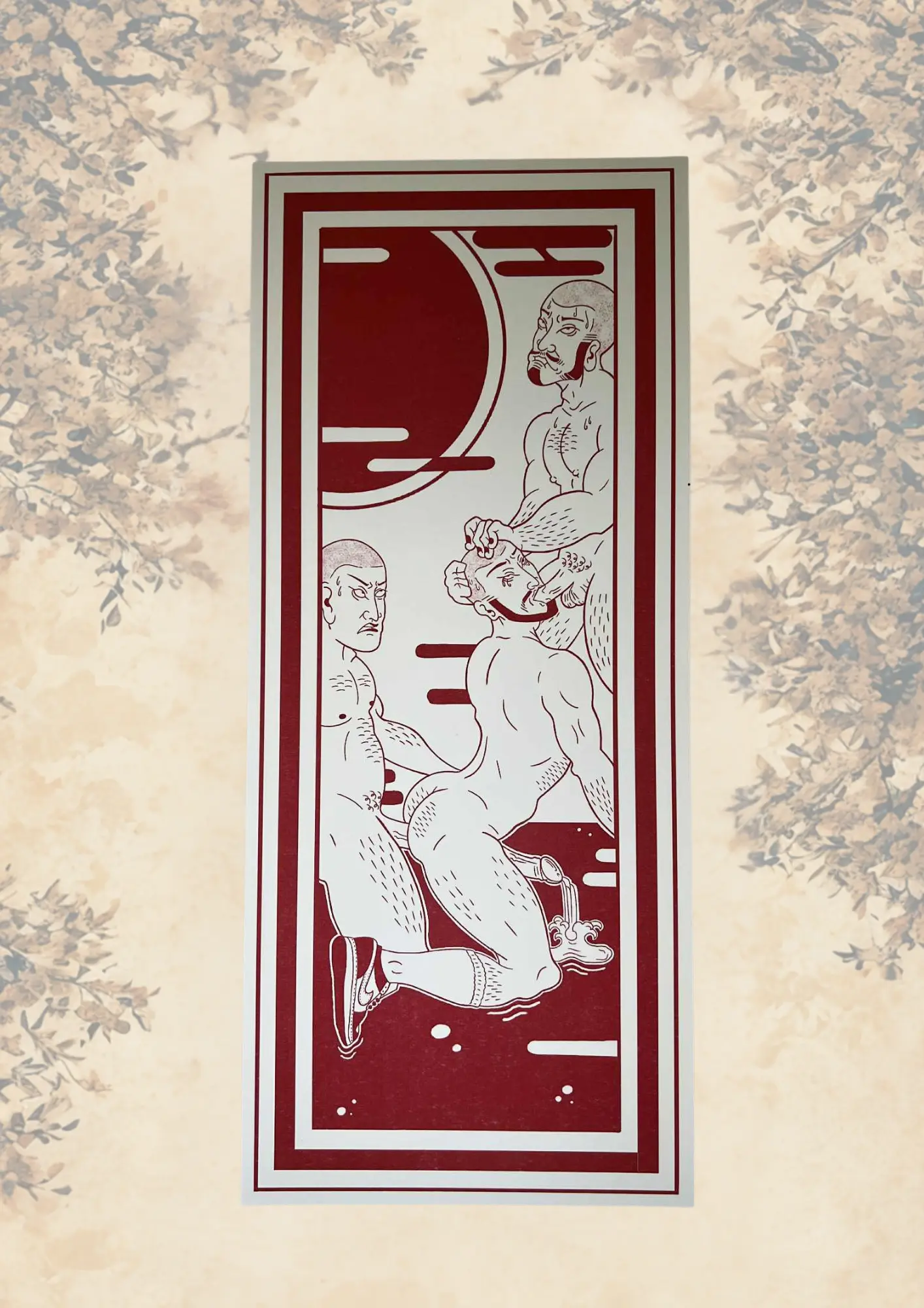 Print Shunga original de Leseb Bing