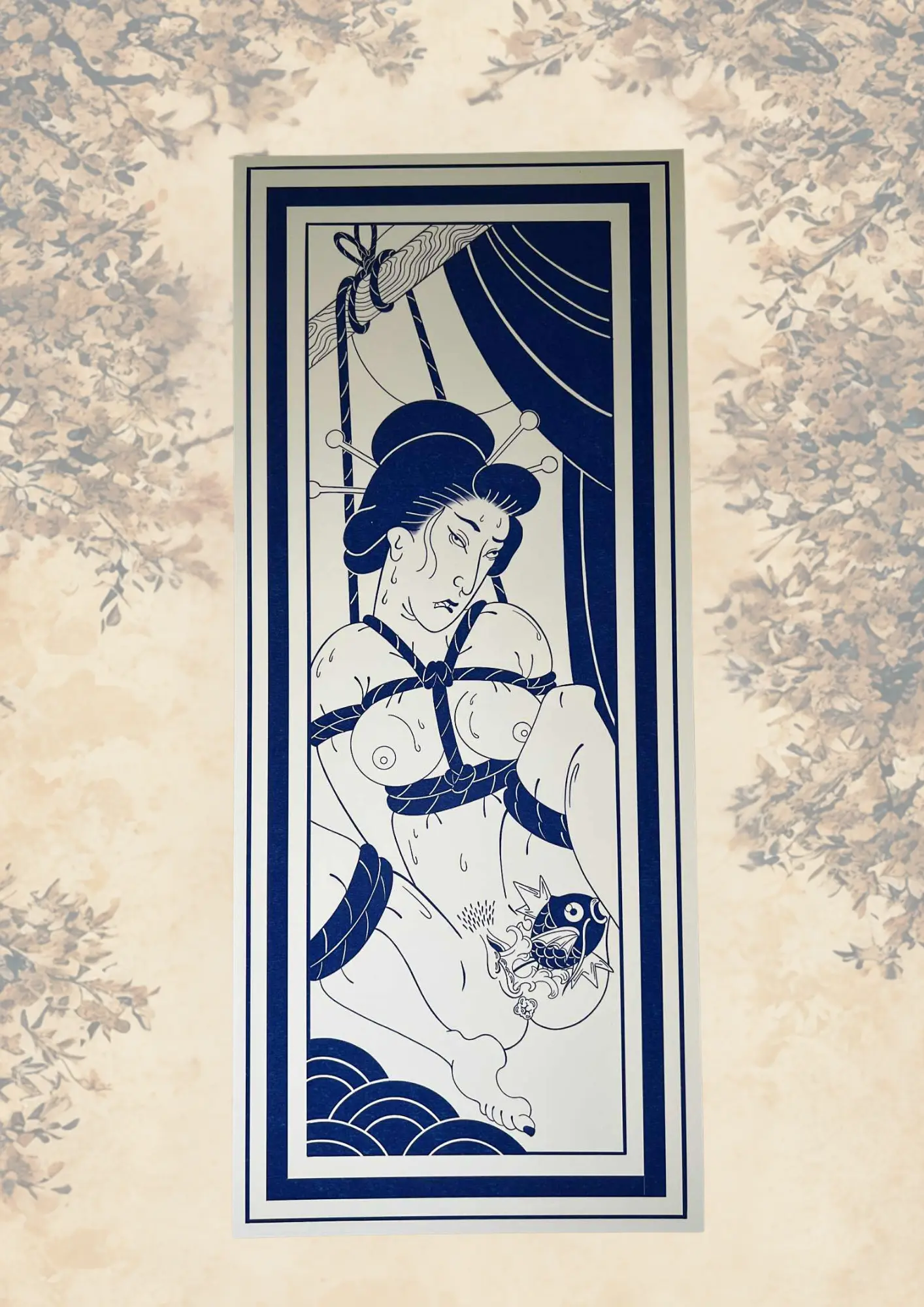 Print Shunga original de Leseb Bing