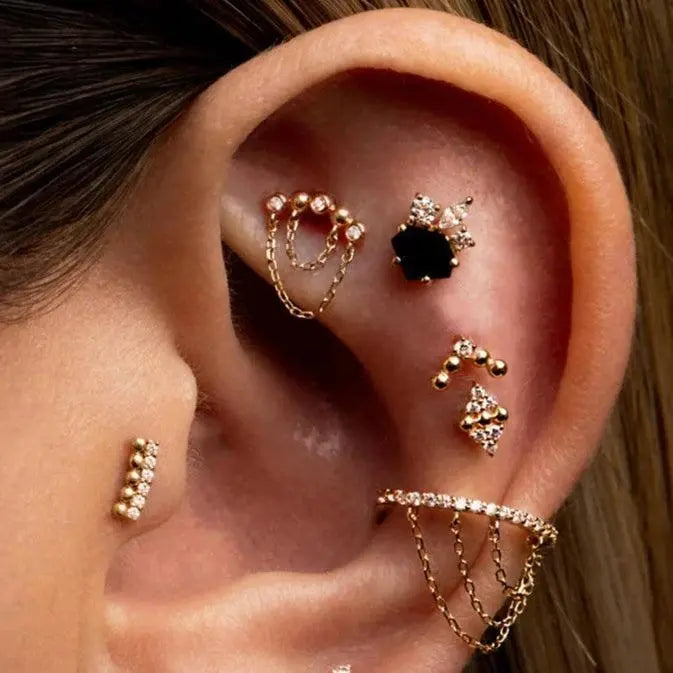 Buddha Jewelry - Rumors - Zircons blancs - Kawaii Place piercing