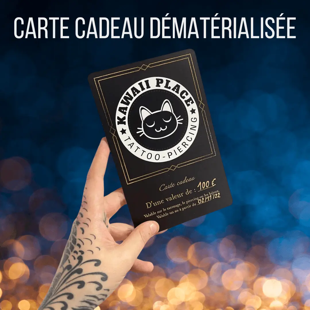 Carte cadeau dématérialisée - Kawaii Place piercing