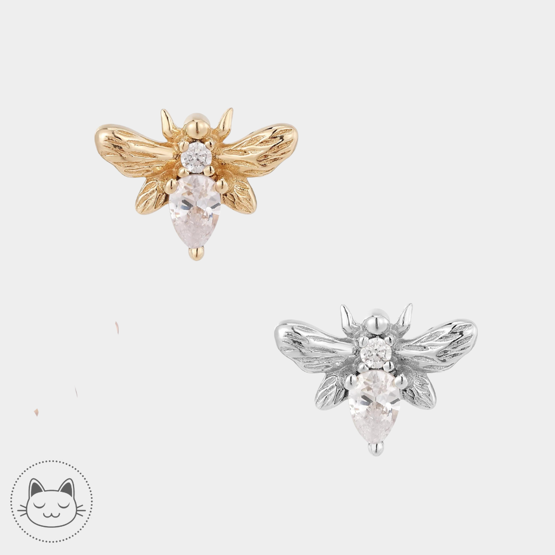 Buddha Jewelry - Bee Chic - Zircons Blancs