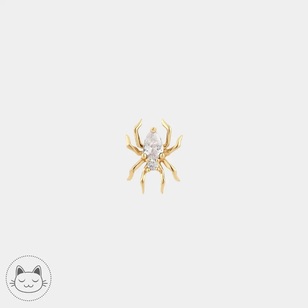 Buddha Jewelry - Arachne - Zircons blancs - Kawaii Place piercing