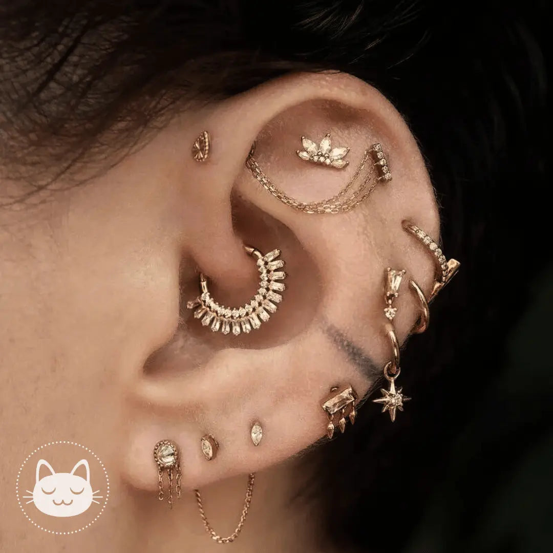 Buddha Jewelry - Zuri - Zircon blanc - Kawaii Place piercing
