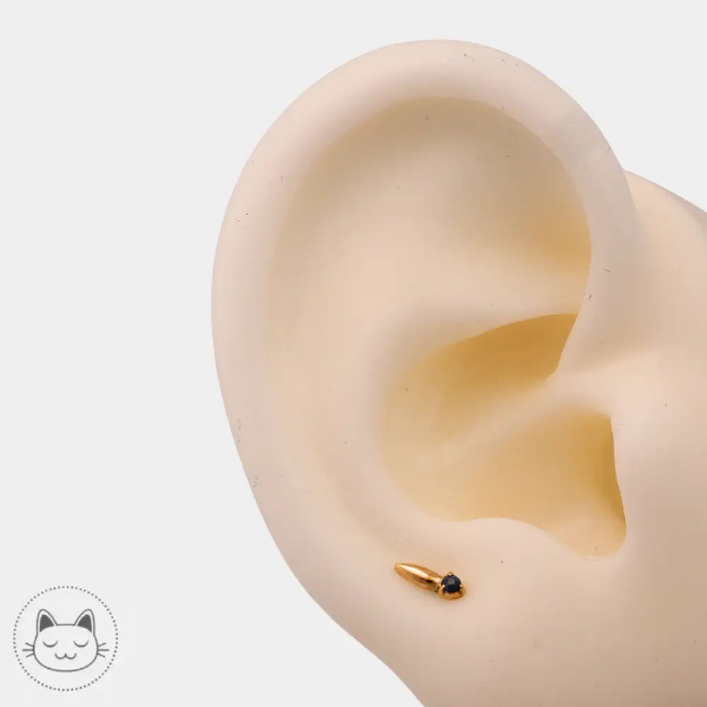 Sacred Symbols ND2 saphir bijou piercing haut de gamme