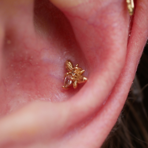 Buddha Jewelry - Bee Chic - White Zircons