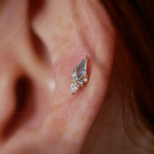 Buddha Jewelry - Afterglow - Blue Topaz and Swarovski