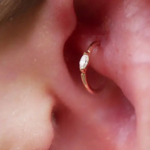 Buddha Jewelry - Brigitte - Zircons blancs Kawaii Place piercing