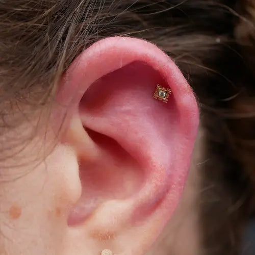 BVLA - Flourish Illusion - Diamant blanc Kawaii Place piercing